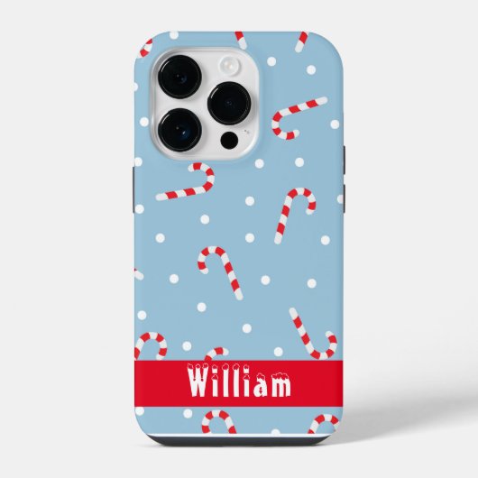 Snoep kerstmis iPhone Hoesje (Achterkant)