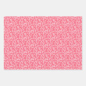 Snoep Kerstmis: Leuke Lavendel, Roze & Geel Inpakpapier Vel (Voorkant 3)