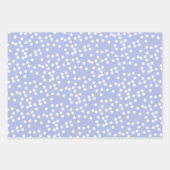 Snoep Kerstmis: Leuke Lavendel, Roze & Geel Inpakpapier Vel (Voorkant 2)