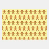 Snoep Kerstmis: Leuke Lavendel, Roze & Geel Inpakpapier Vel (Voorkant)