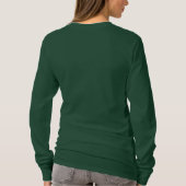 Snoep kerstmis met naam t-shirt (Achterkant)