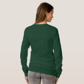 Snoep kerstmis met naam t-shirt (Achterkant volledig)