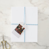 Snoep kersttrein cadeaulabel (Met Touw)