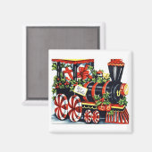 Snoep kersttrein  Magnet (Voorkant / Achterkant)