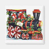 Snoep kersttrein  Magnet (Voorkant)