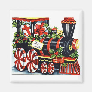 Snoep kersttrein  Magnet