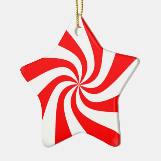 Snoep kerstversiering keramisch ornament (Links)