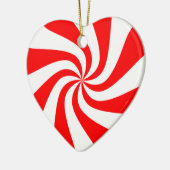 Snoep kerstversiering keramisch ornament (Links)