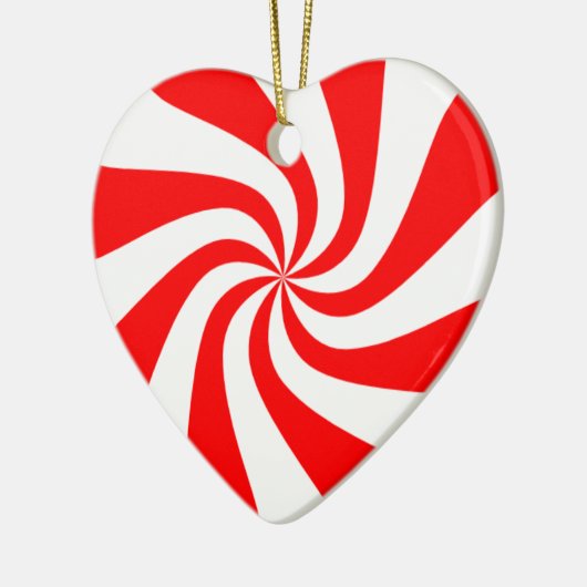 Snoep kerstversiering keramisch ornament (Links)