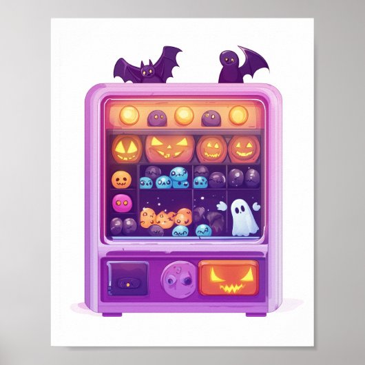 Snoep Klauwmachine Poster (Voorkant)