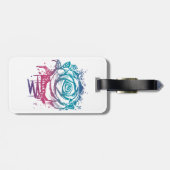 Snoep Kleur Roos Bagagelabel (Achterkant horizontaal)