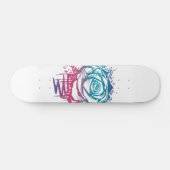 Snoep Kleur Roos Persoonlijk Skateboard (Horizontaal)