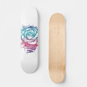 Snoep Kleur Roos Persoonlijk Skateboard (Voorkant)