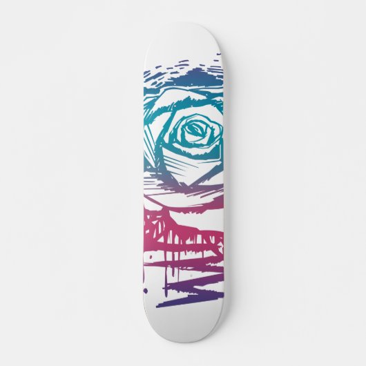 Snoep Kleur Roos Persoonlijk Skateboard (Voorkant)
