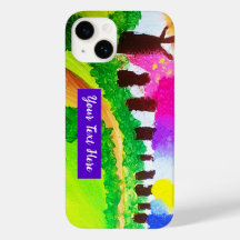 Snoep kleuren bomen - iPhone draagtas