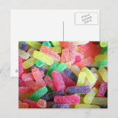 Snoep kleuren briefkaart (Voorkant / Achterkant)