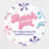 Snoep kleuren dank u labels (Design 2)