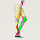 Snoep kleuren grote pastel goddelijk ontwerp leggings (Rechts)