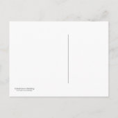 Snoep Kleuren Roze, Sinaasappel & Paarse Save the  Aankondigingskaart (Achterkant)