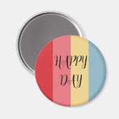 Snoep kleuren Verticaal gestreept Magneet (Voorkant / Achterkant)