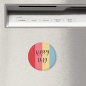 Snoep kleuren Verticaal gestreept Magneet (Insitu (Vaatwasser))