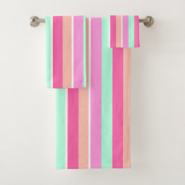 Snoep Kleurenstrips Bad Handdoek