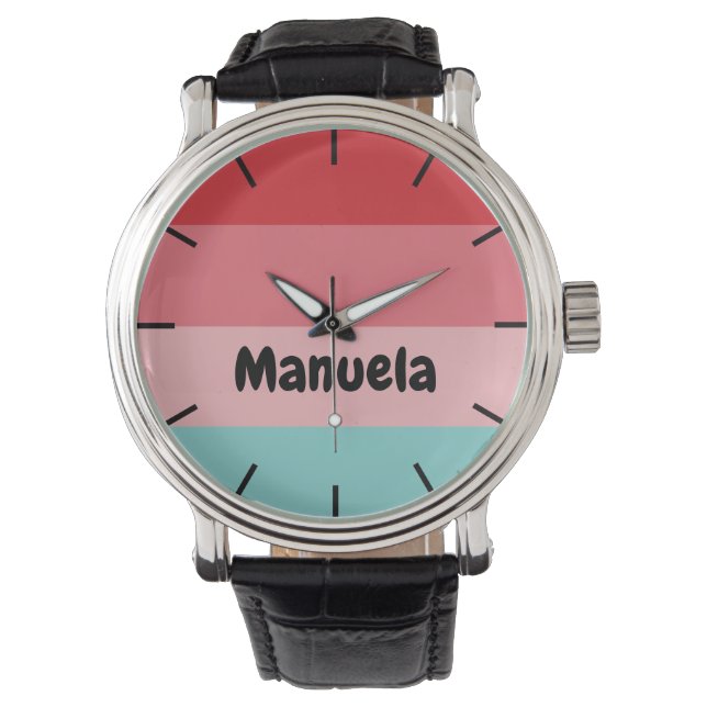 Snoep Kleurenstrips Horloge (Voorkant)