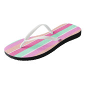 Snoep Kleurenstrips Teenslippers (Schuin)