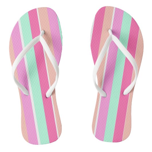 Snoep Kleurenstrips Teenslippers (Voetbed)