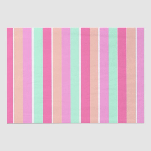 Snoep Kleurenstrips Tissuepapier (Voorkant)