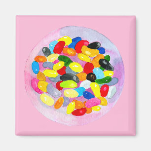 Snoep kleurrijke Sweet Jelly Lollies Magneet