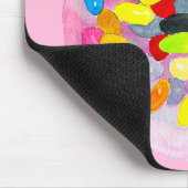 Snoep kleurrijke Sweet Jelly Lollies Muismat (Hoek)