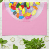 Snoep kleurrijke Sweet Jelly Lollies Theedoek (Gevouwen)