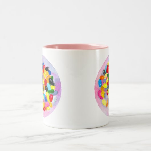 Snoep kleurrijke Sweet Jelly Lollies Tweekleurige Koffiemok (Center)