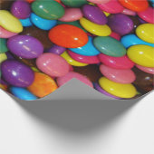 Snoep-knabbelknoppen TextielSjabloon Cadeaupapier (Hoek)