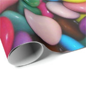 Snoep-knabbelknoppen TextielSjabloon Cadeaupapier (Rol Hoek)