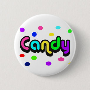 Snoep-knop Ronde Button 5,7 Cm