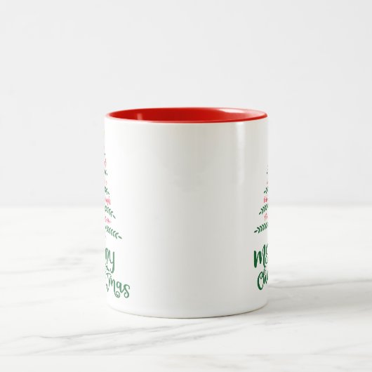 Snoep Koffee Merry kerstmis Boom decoratie mok (Center)