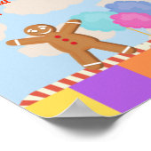 Snoep Land 1st Birthday Milestone Poster (Hoek)