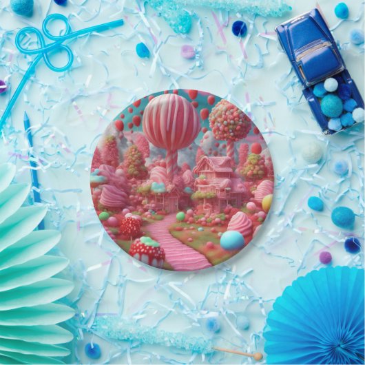 snoep land A Papier Borden Papieren Bordje (Feest)