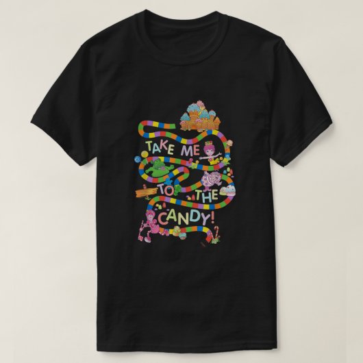 Snoep land brengt me naar het Snoep T-shirt (Design voorkant)