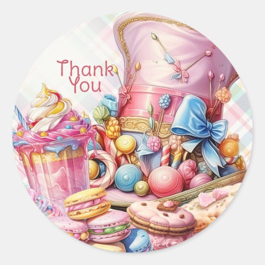 Snoep Land Dank u Sticker (Voorkant)