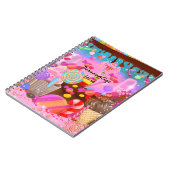 Snoep Land Fantasy Cupcakes & Sweet Snoep Theme Notitieboek (Linkerzijde)