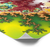 Snoep Land - Fractaal Poster (Hoek)