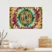 Snoep Land - Fractaal Poster (Keuken)