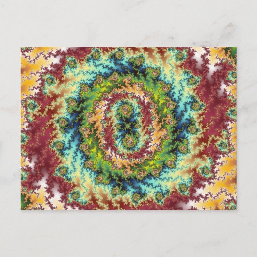 Snoep Land - Fractal Briefkaart (Voorkant)