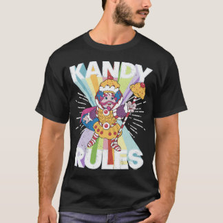 Snoep Land Kandy Regels Regenboog Koning Kandy T-shirt