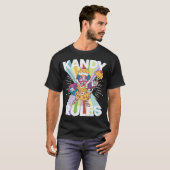Snoep Land Kandy Regels Regenboog Koning Kandy T-shirt (Voorkant volledig)