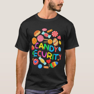 Snoep Land Kostuums Snoep Beveiliging Snoep Crew T-shirt