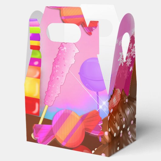 Snoep Land Party Fantasy Sweets Verjaardag Bedankdoosjes (Geopend)